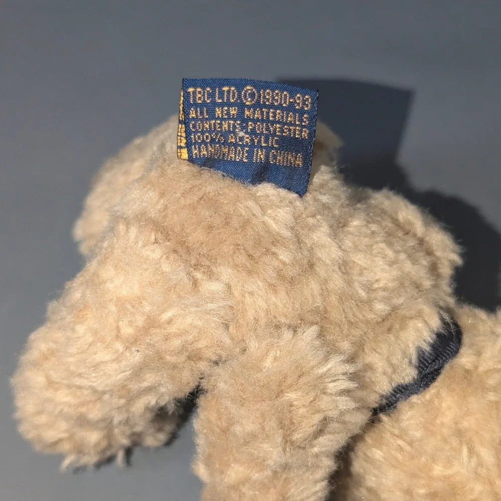 Boyds Bears Spencer Archive Collection Tan Plush Chicago Cubs Pin Vintage 1990s